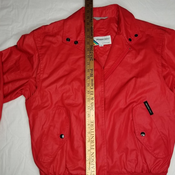 Vintage Members only Jacket 80's Racer rainbow tag - Picture 6 of 8